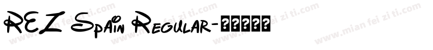 REZ Spain Regular字体转换